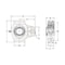Ami Bearings SINGLE ROW BALL BEARING, 15MM STAINLESS SET SCREW WHITE NARROW SLOT TAKE-UP MUCNTPL202W - alternate 2